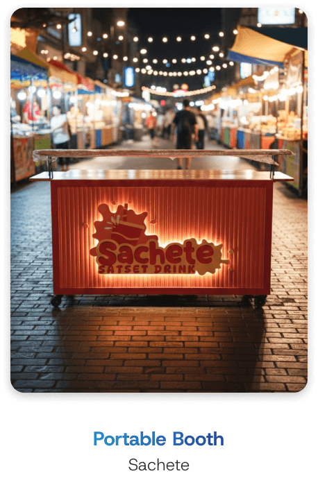 portable booth mobile